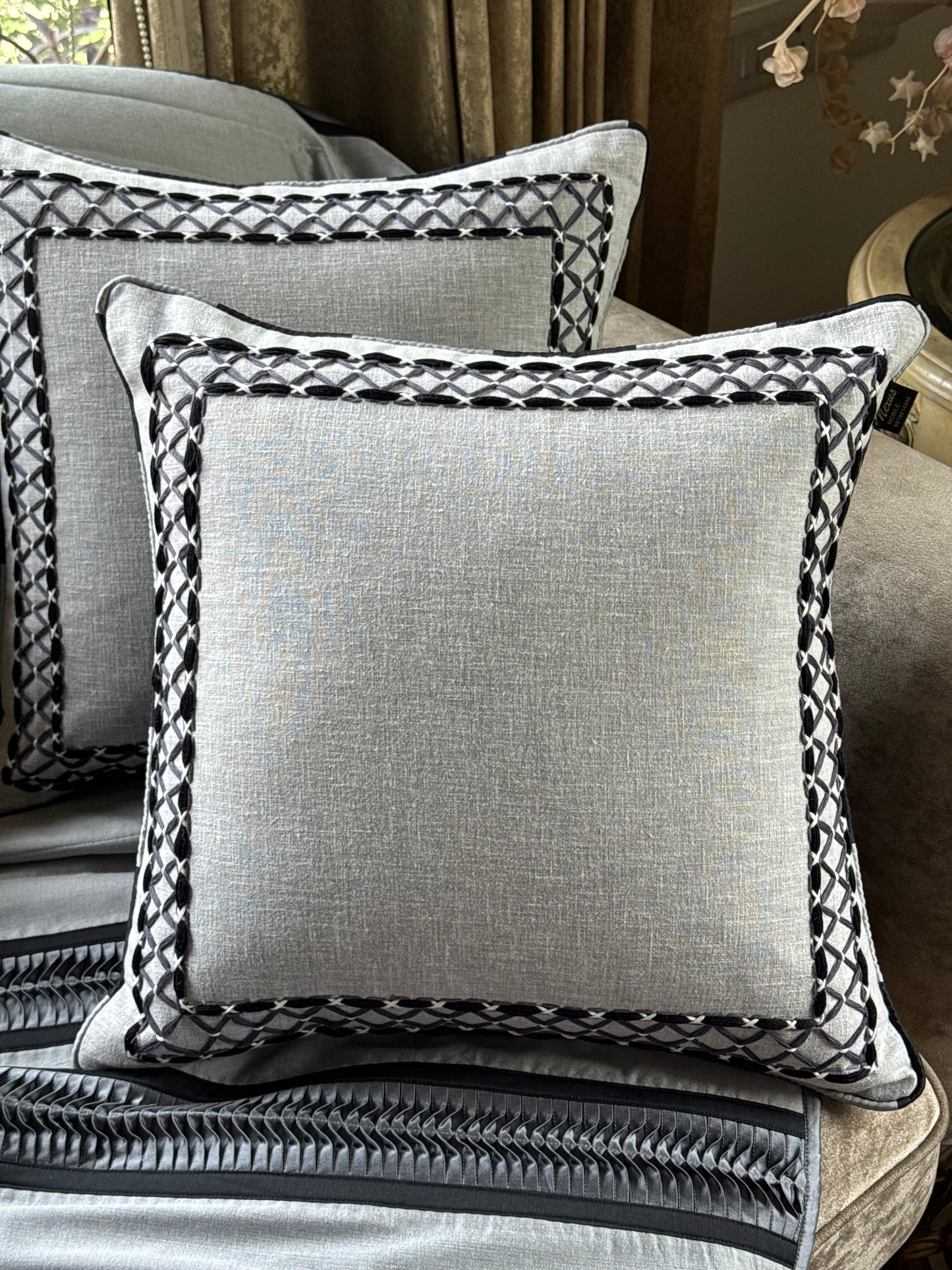 The Grey Anchor Cushion Cover