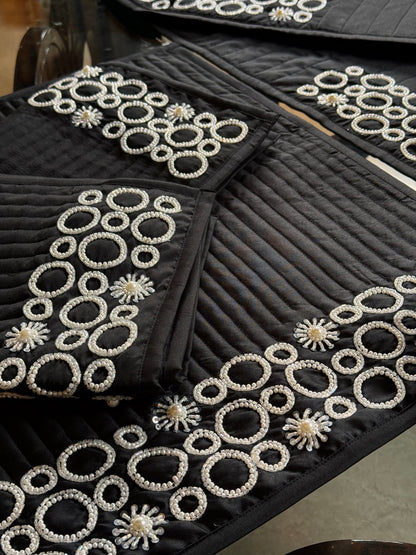 The Black Roman Table Linen