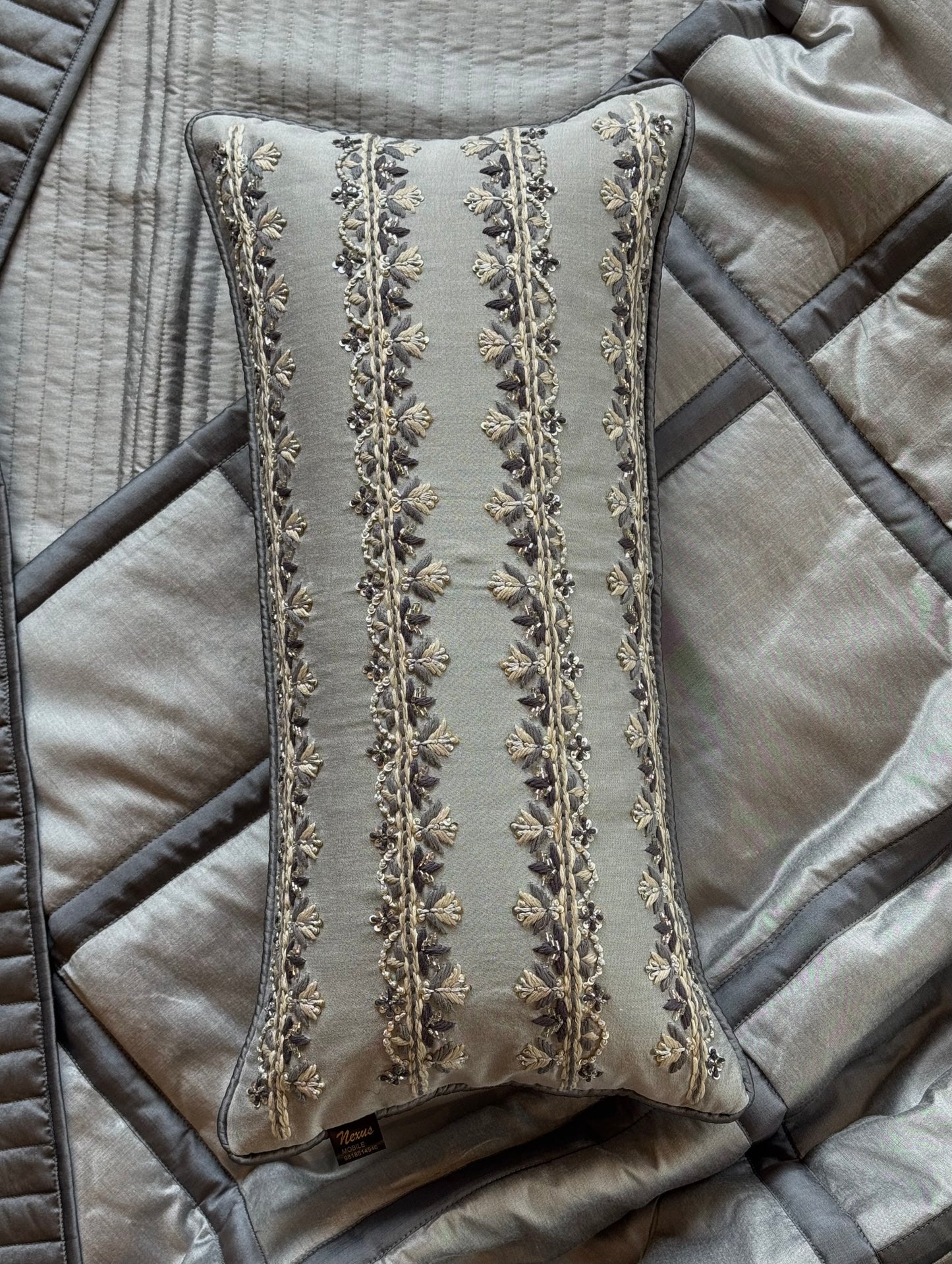 The Grey Artisanal Lumbar (With Insert)