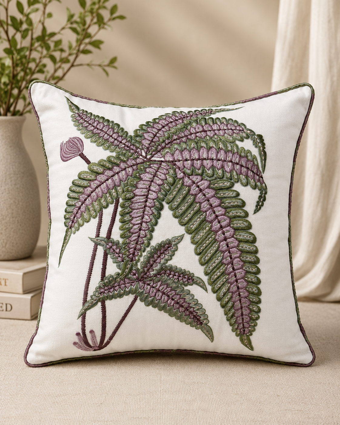 The Tropical Blush Cushion Cover