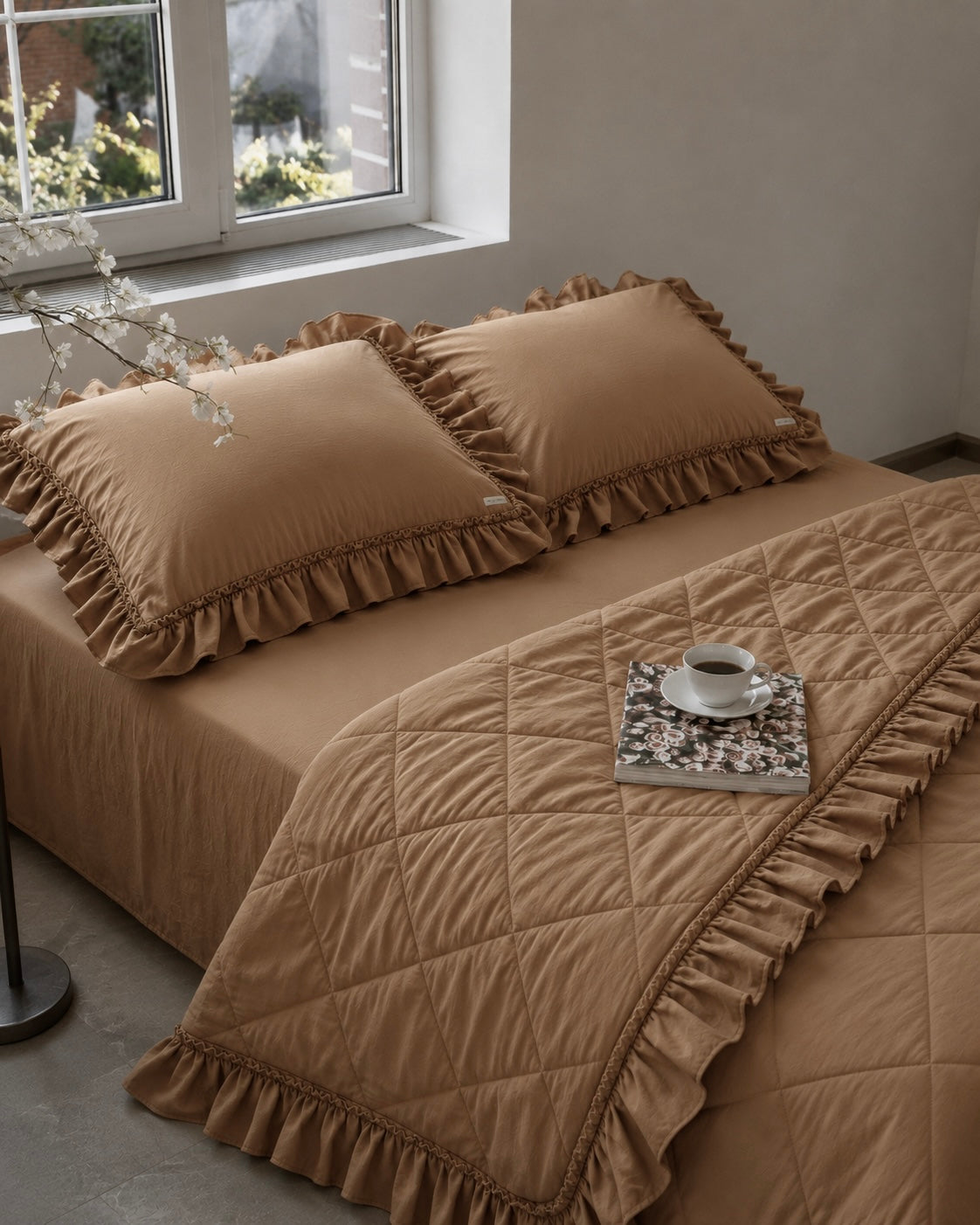 The Caramel Frill Quilt