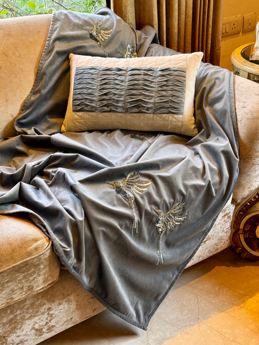 The Grey Bird Throw