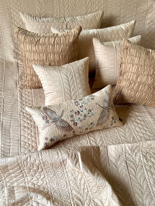 The Peach Wings Bedding Set