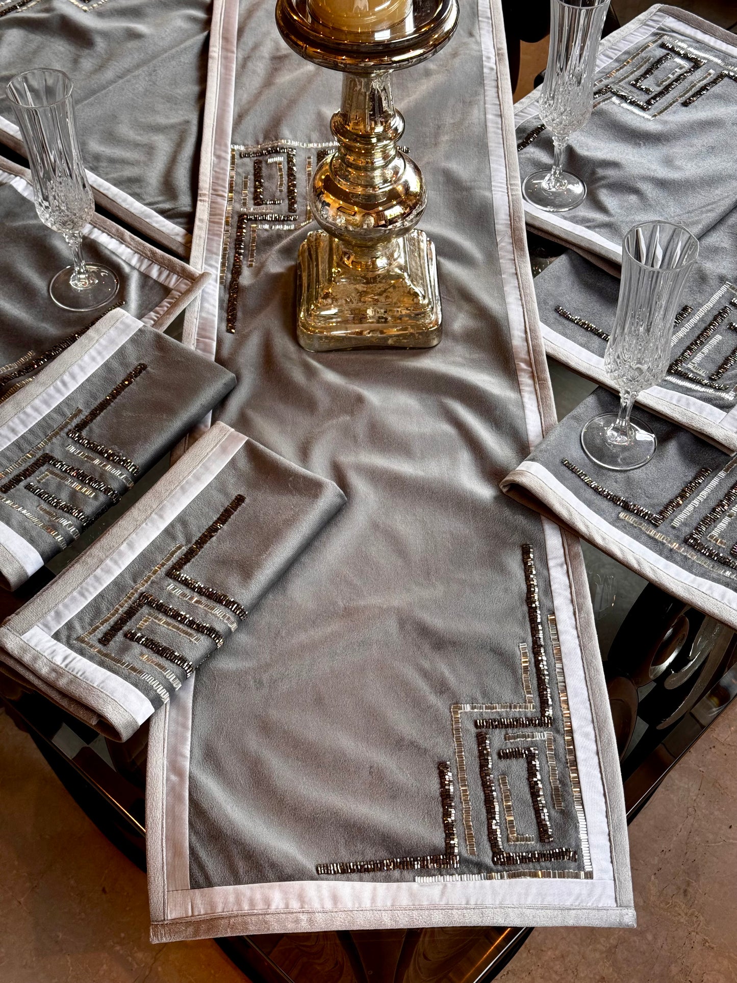 The Grey Emma Dining Set