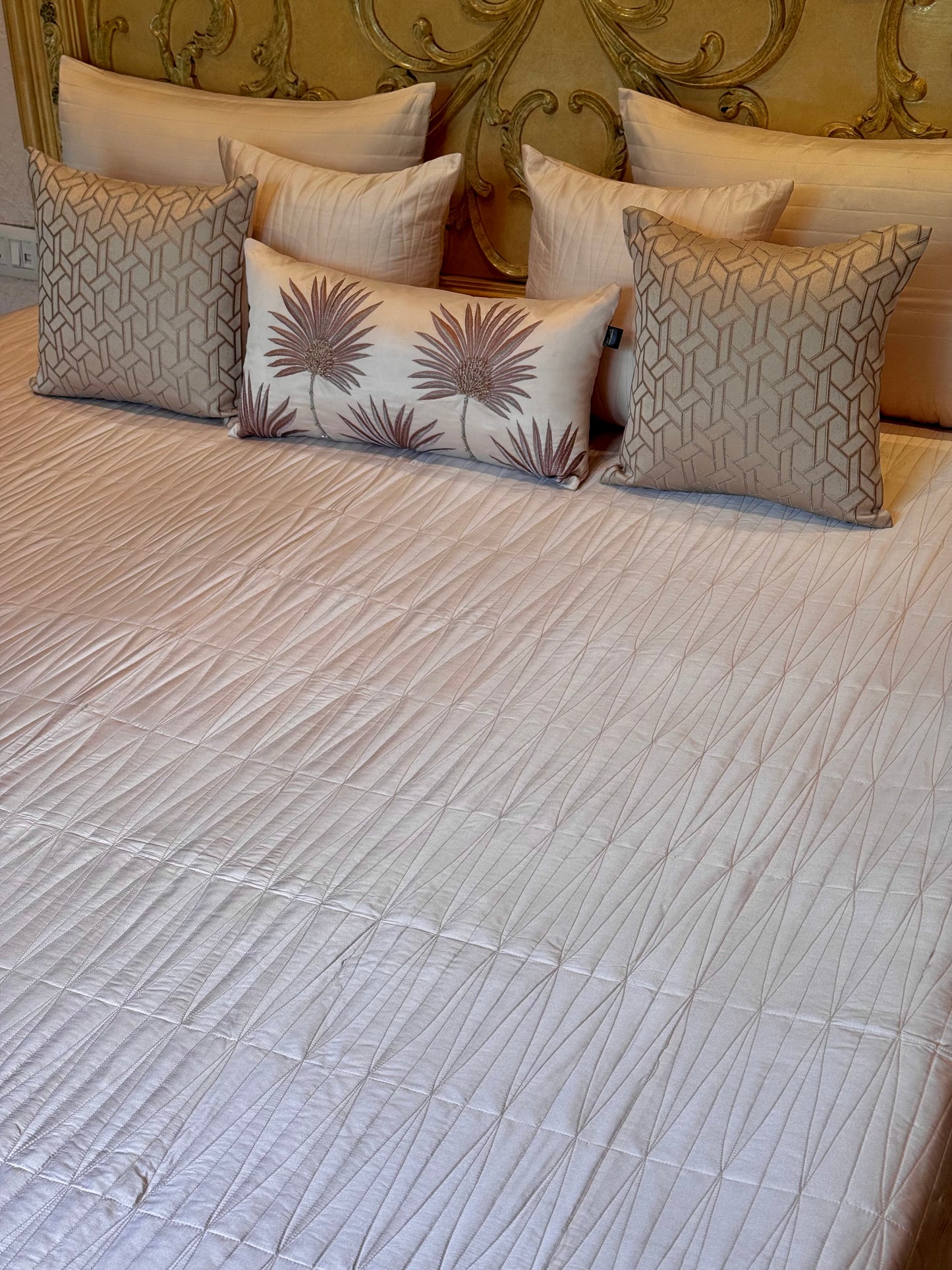 The Blush Groove Bedding Set