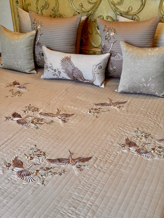 The Beige Cotton Bird Set