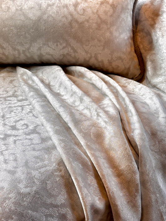 The Chrome Grey Aztec Throw