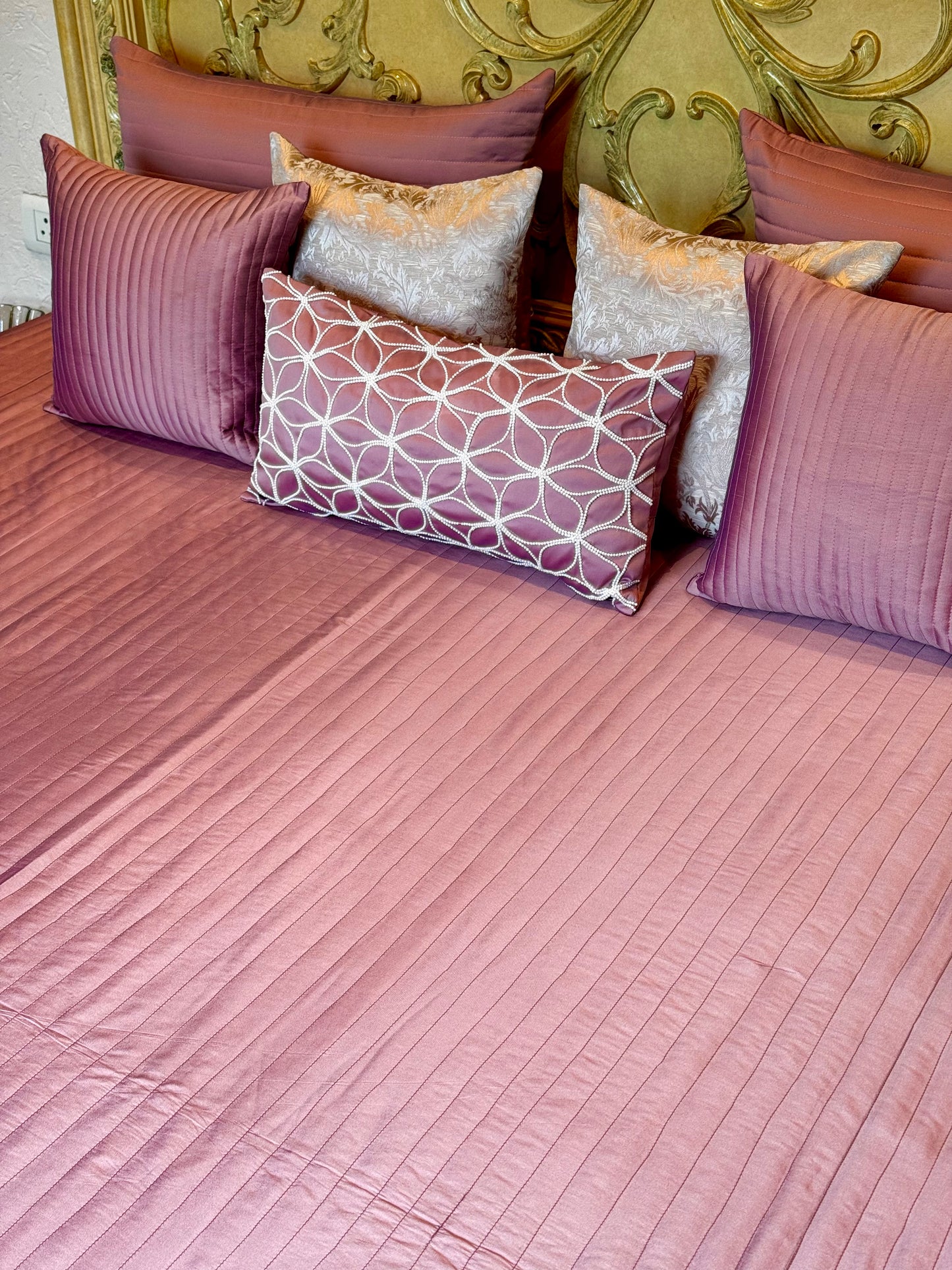 The Pink Bloom Bedding Set