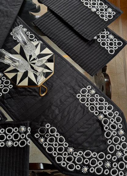 The Black Roman Table Linen