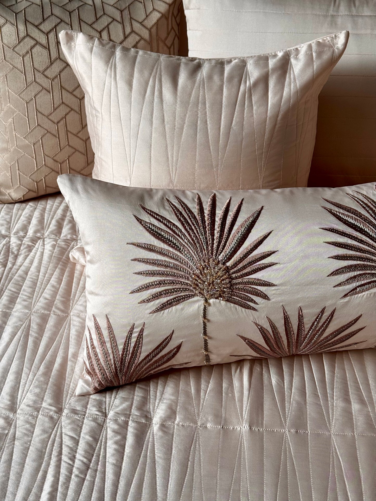 The Blush Groove Bedding Set