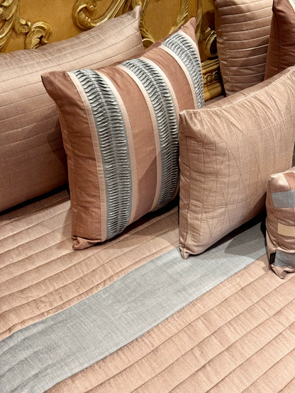 The Plum Grid Bedding Set