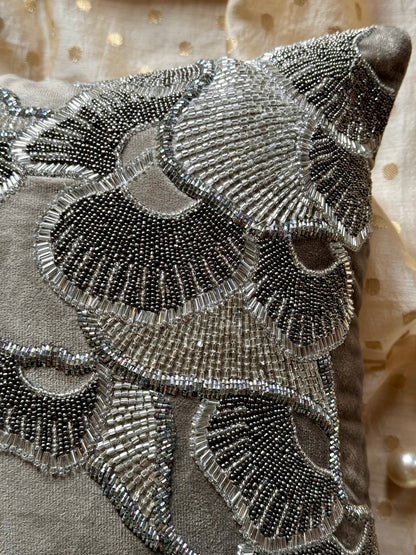 The Grey Seashell Cushion Cover