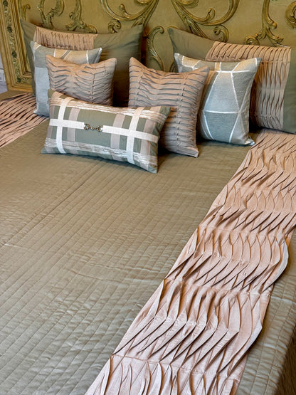 The Sage Pleat Bedding Set
