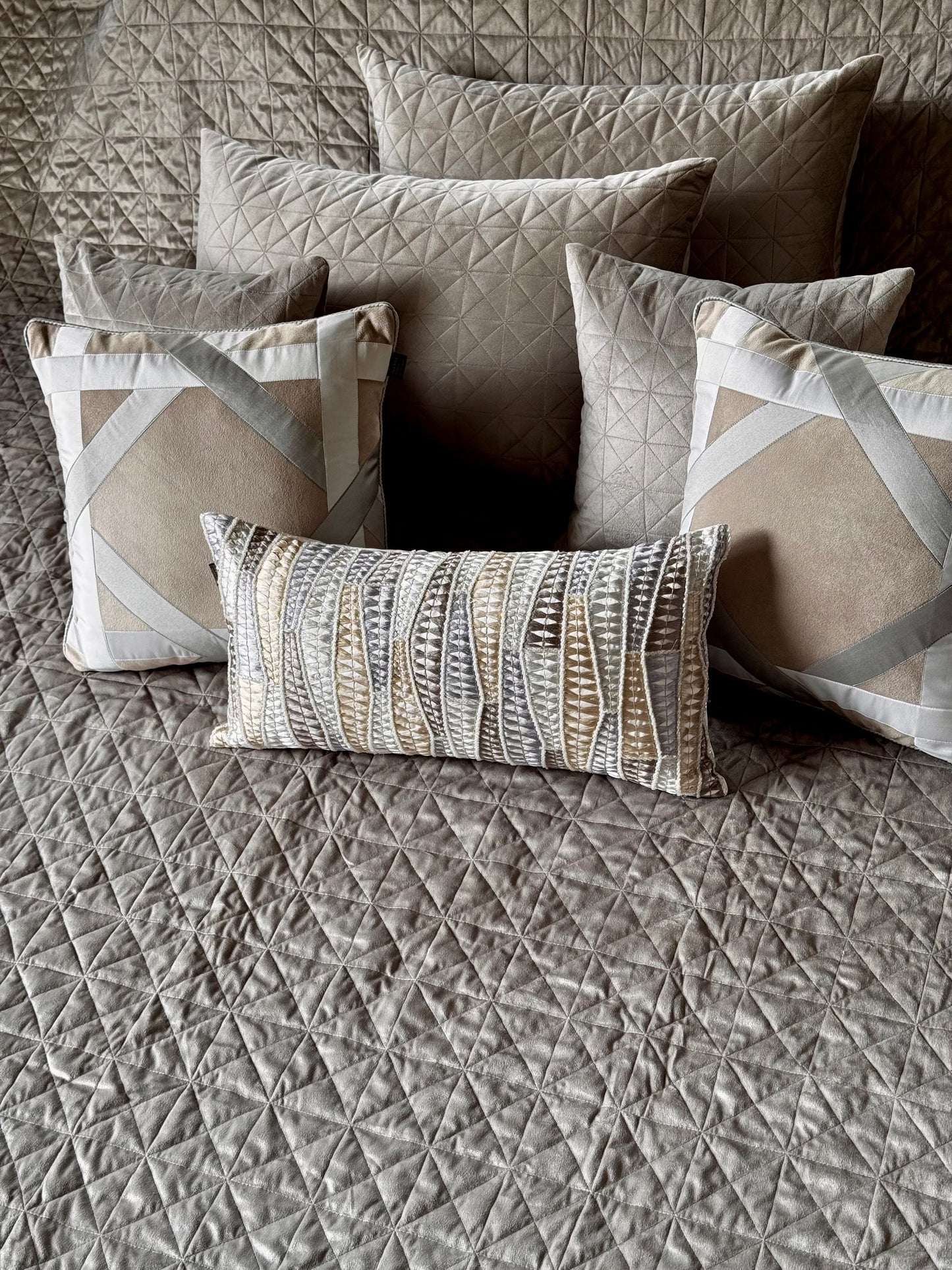 The Suede Eclipse Bedding Set
