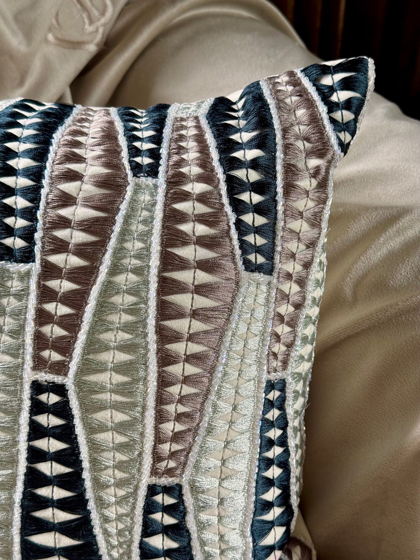 The Sea Blue Azra Cushion Cover