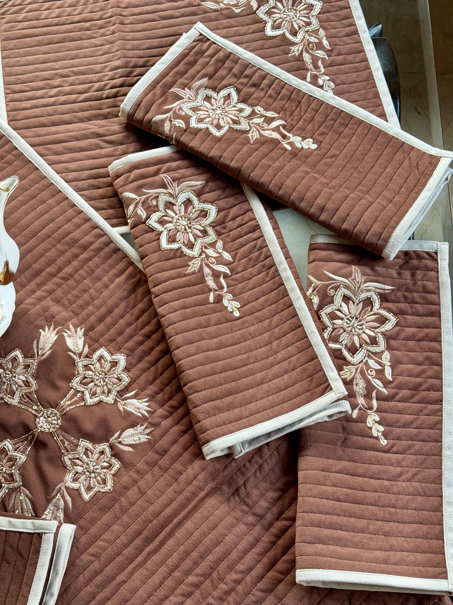 The Rust Botanic Table Linen