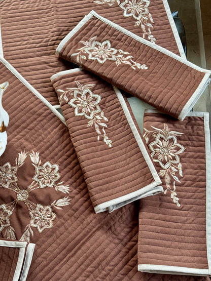 The Rust Botanic Table Linen