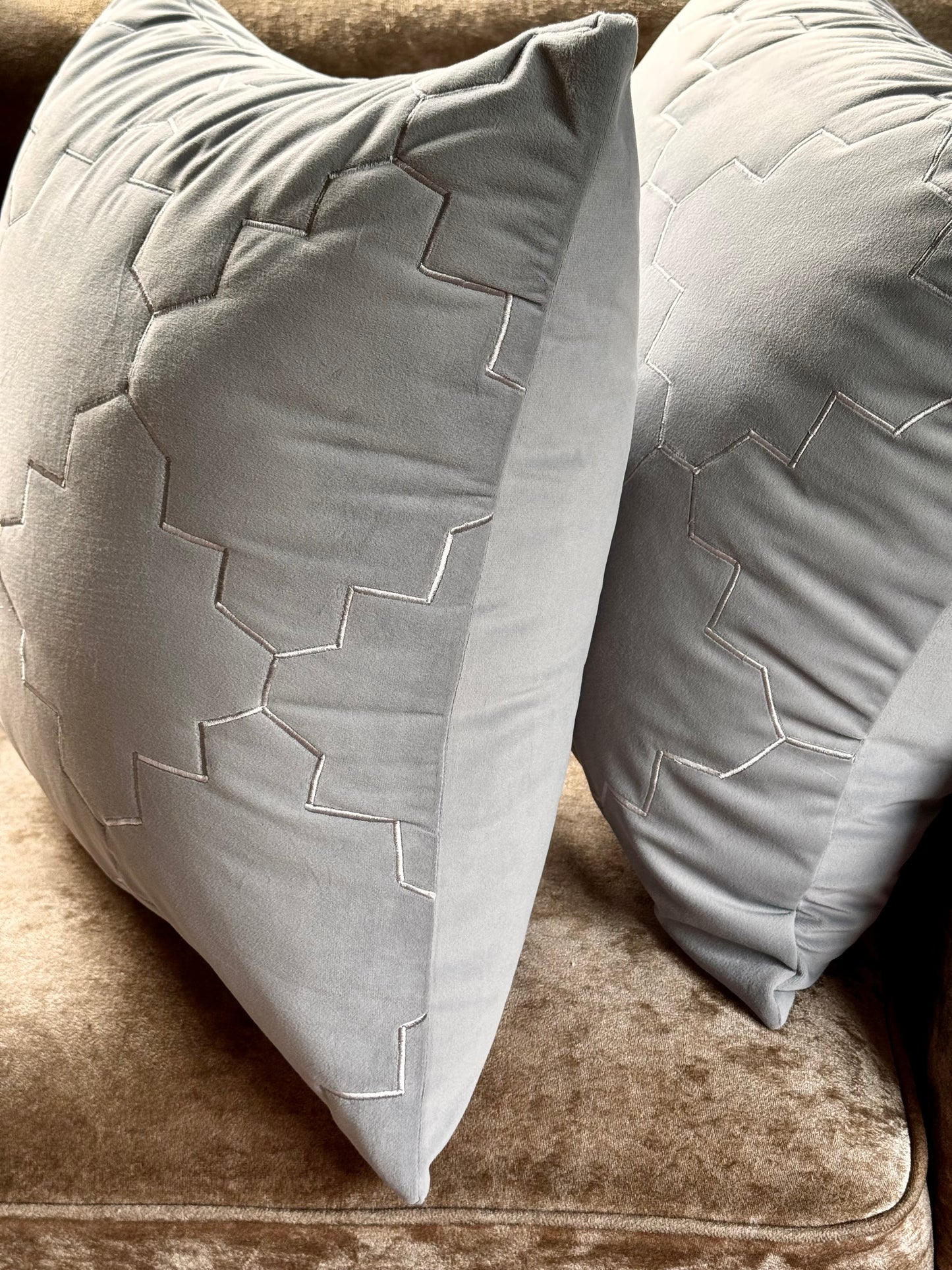 The Grey Mirage Cushion Cover