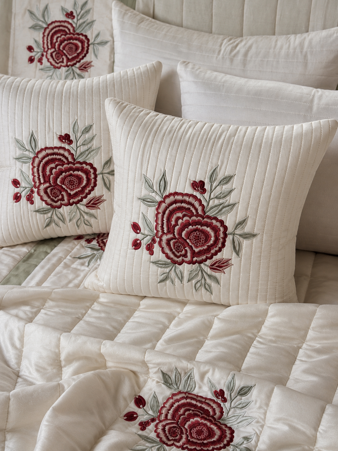 The Scarlet Garden Bedding Set
