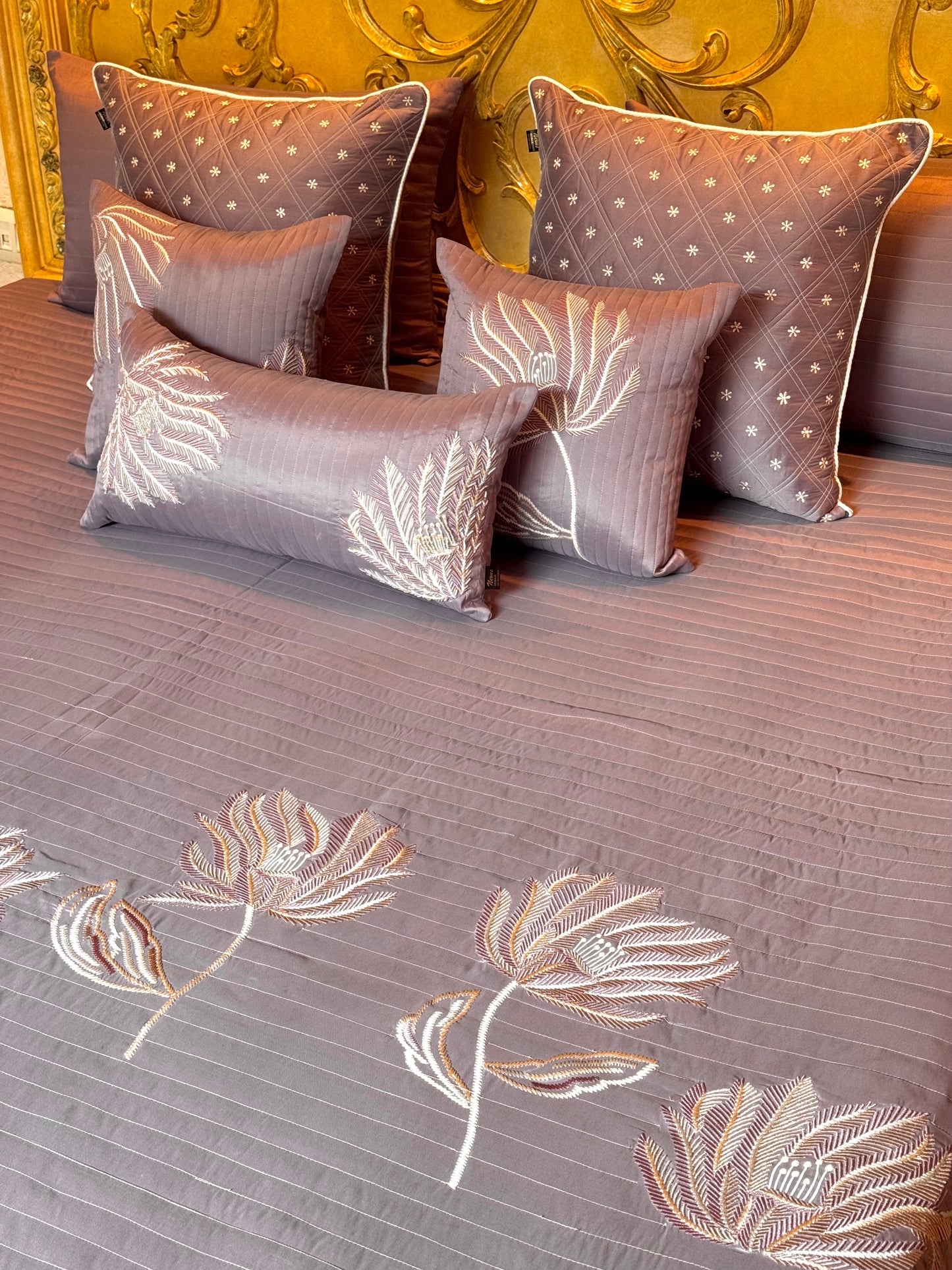 The Plum Valencia Bedding Set