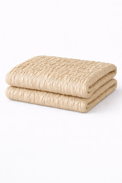 The Cream Scrunchie Quilt