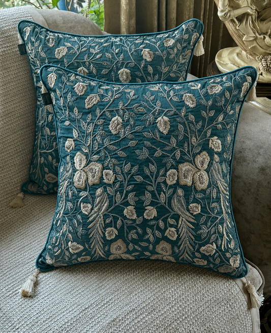 The Teal Amara Cushion Cover