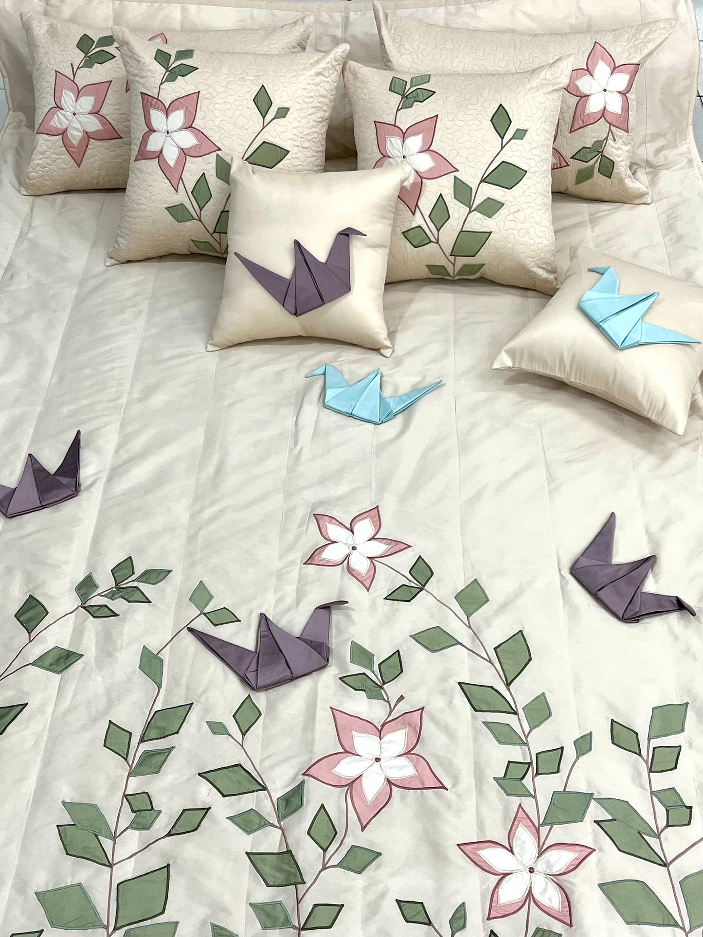 The Origami Orchard Bedding Set
