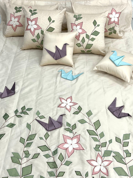 The Origami Orchard Bedding Set