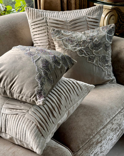The Grey Seashell Cushion Cover