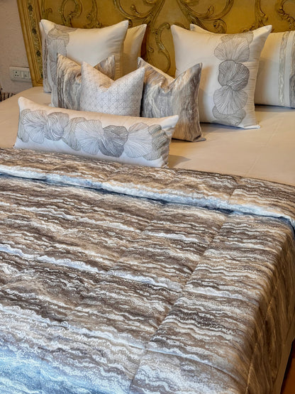 The Silver Galaxy Quilt Set