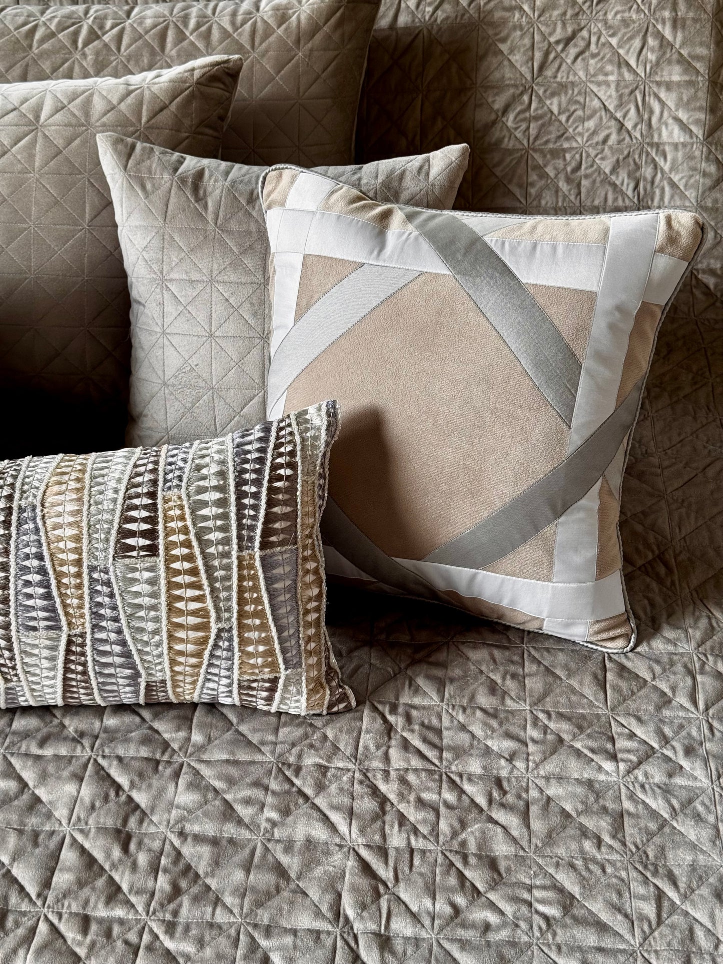 The Suede Eclipse Bedding Set