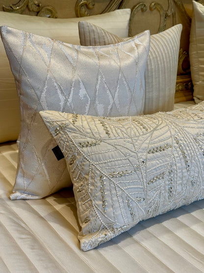 The Ivory Leaf Bedding Set