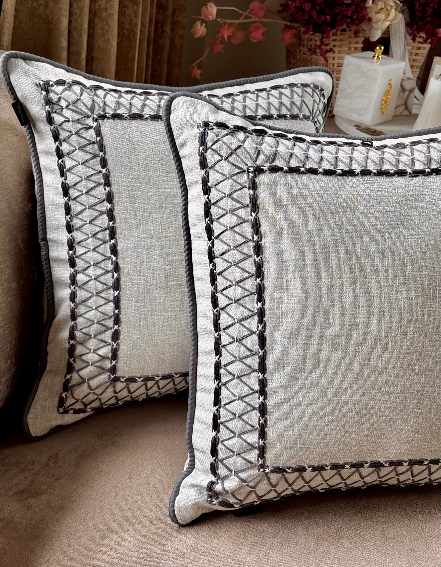 The Cross-Stitch Cushion Cover