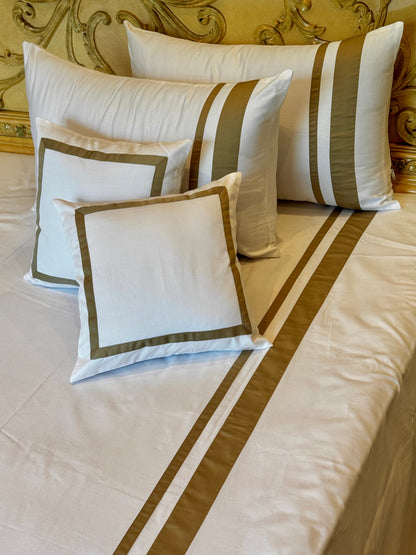 The Olive Stripe Bedsheet