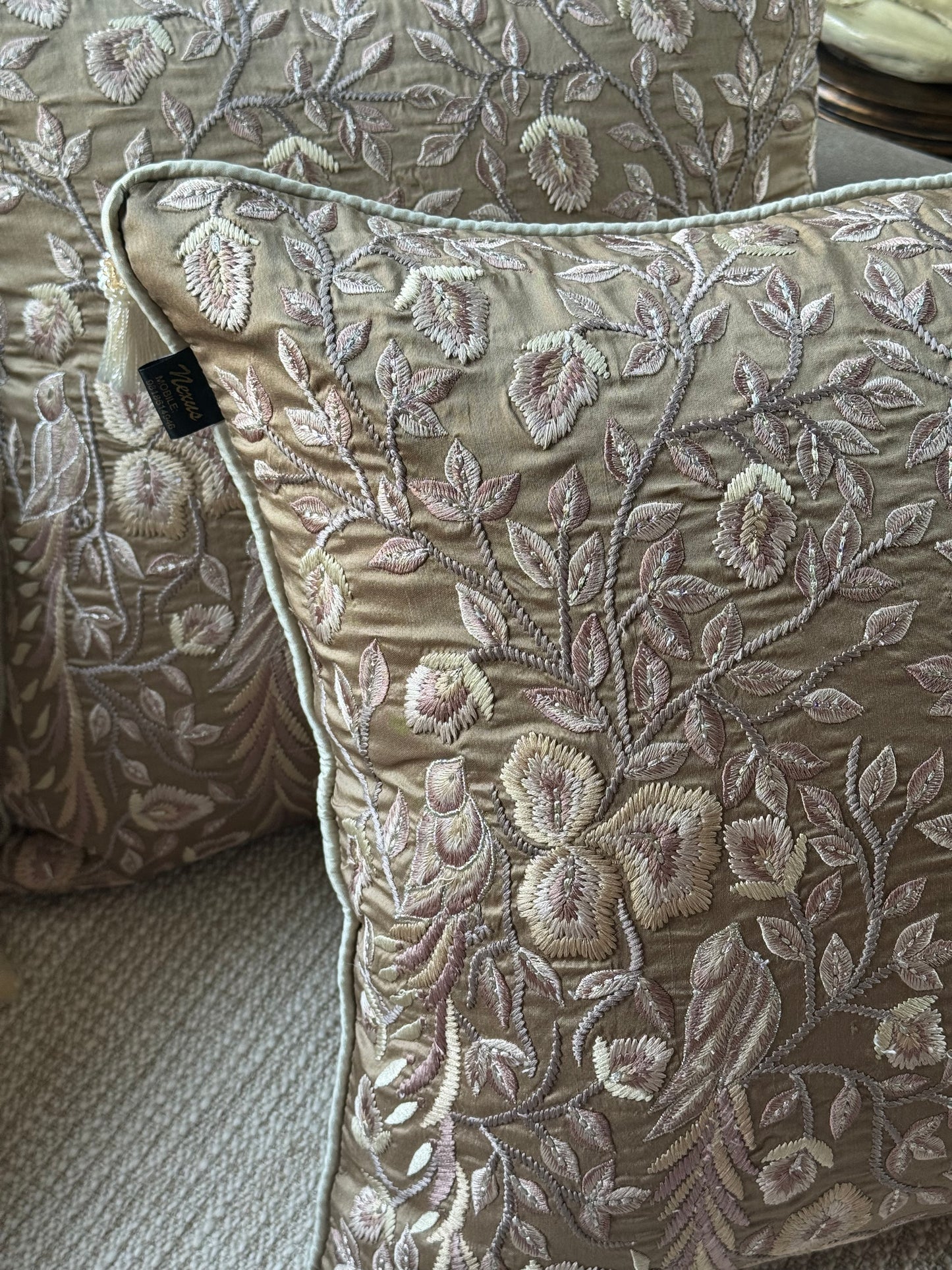 The Pure Silk Amara Cushion Cover
