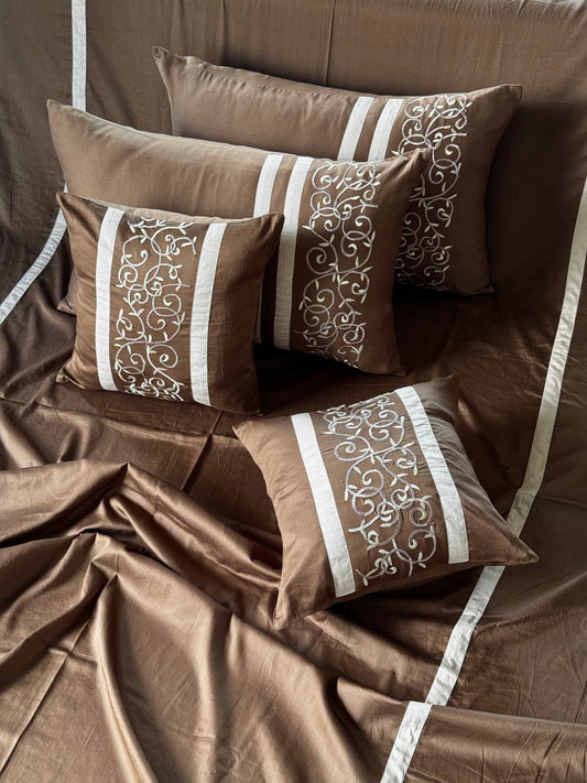 The Brown Garden Bedsheet Set