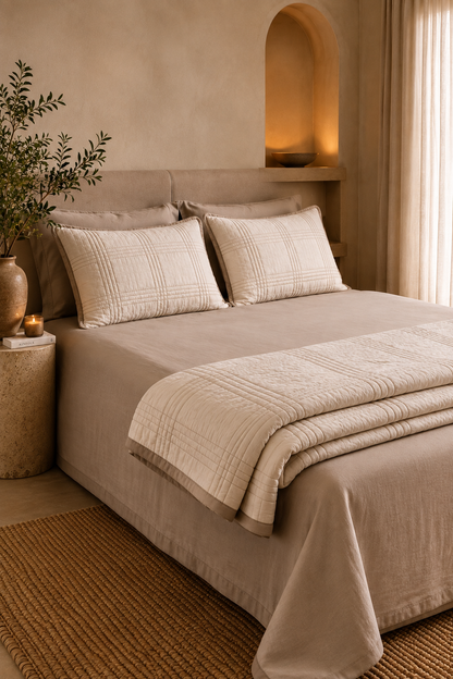 The Beige Taupe Quilt