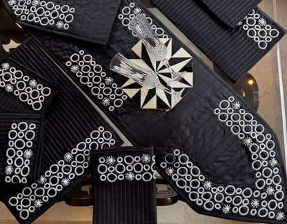 The Black Roman Table Linen