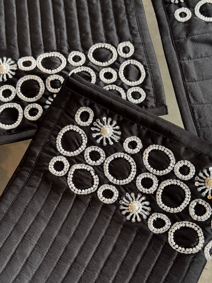 The Black Roman Table Linen