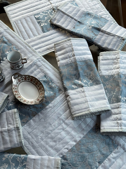The Ice Blue Forest Table Linen