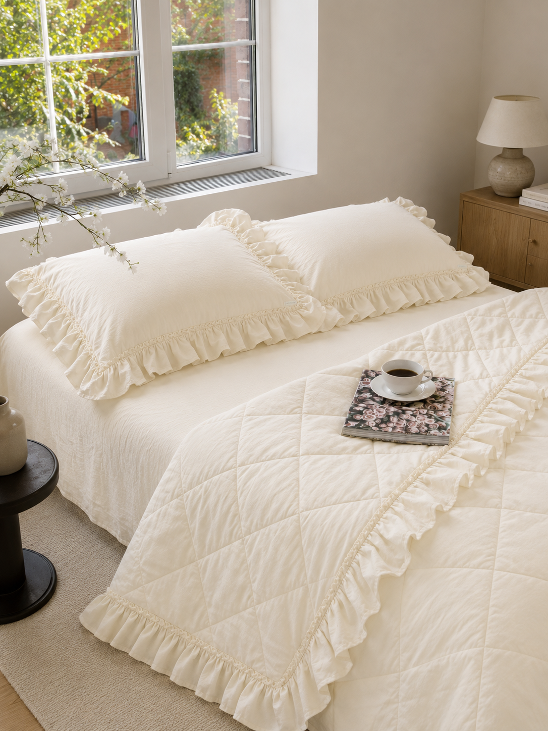 The Ivory Frill Quilt