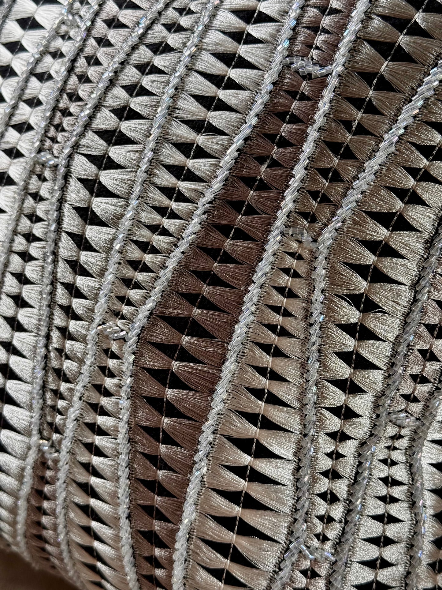 The Black Grey Azra Cushion Cover