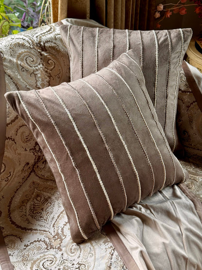 The Brown Dori Cushion Cover