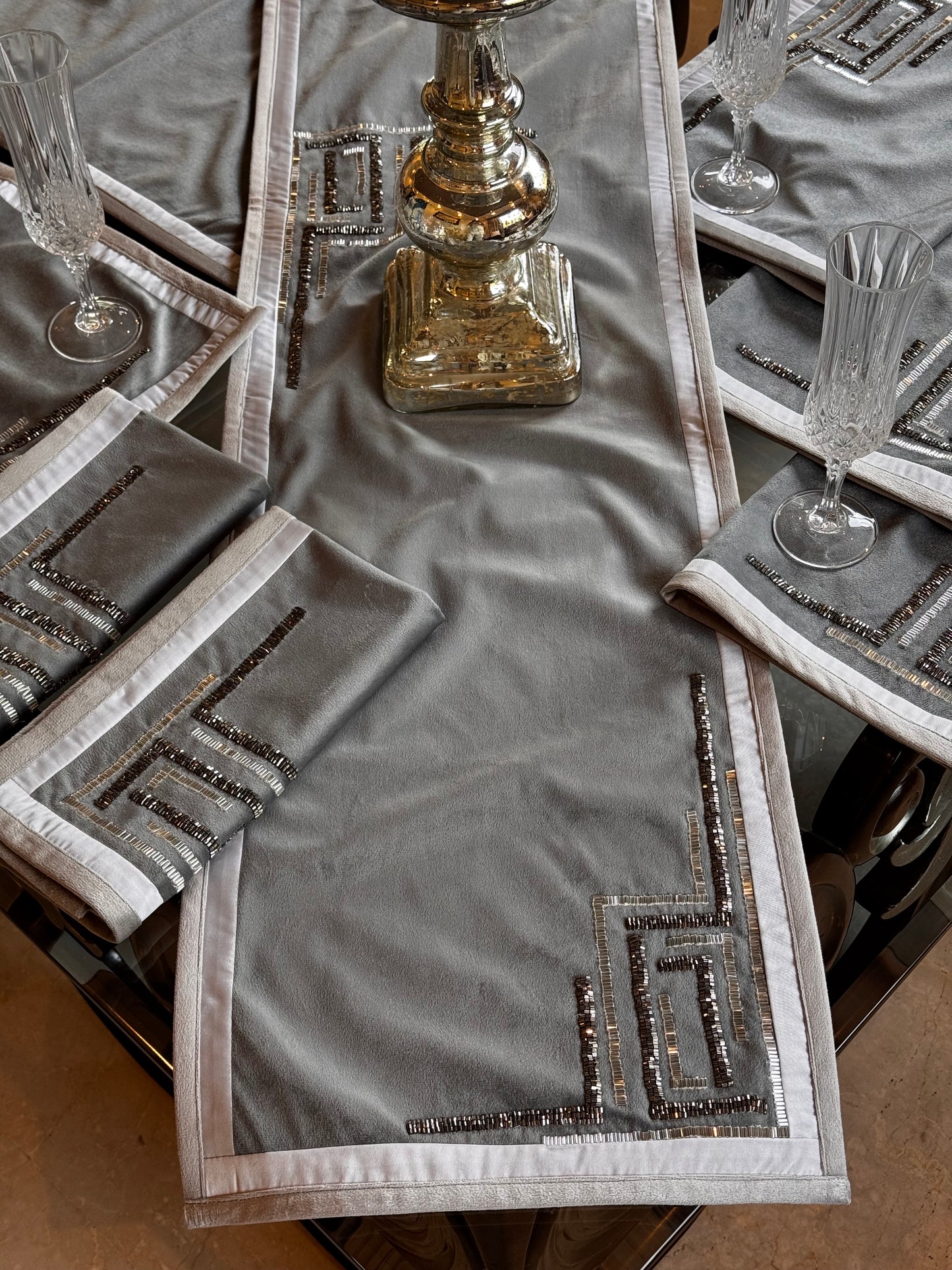 The Grey Emma Dining Set