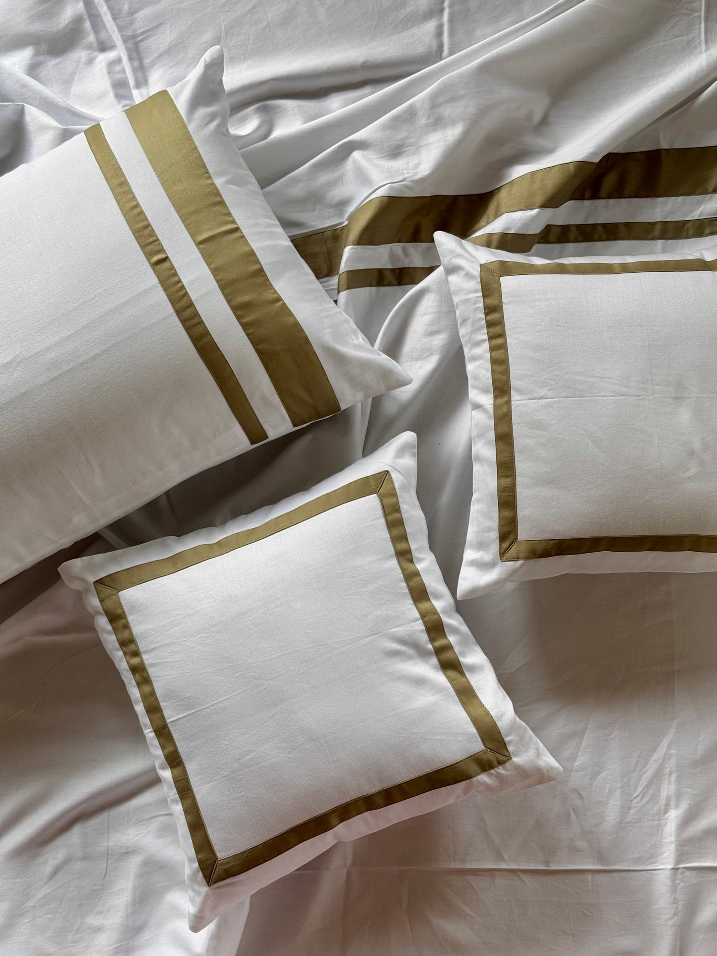 The Olive Stripe Bedsheet