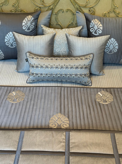 The Grey Artisanal Quilt Set
