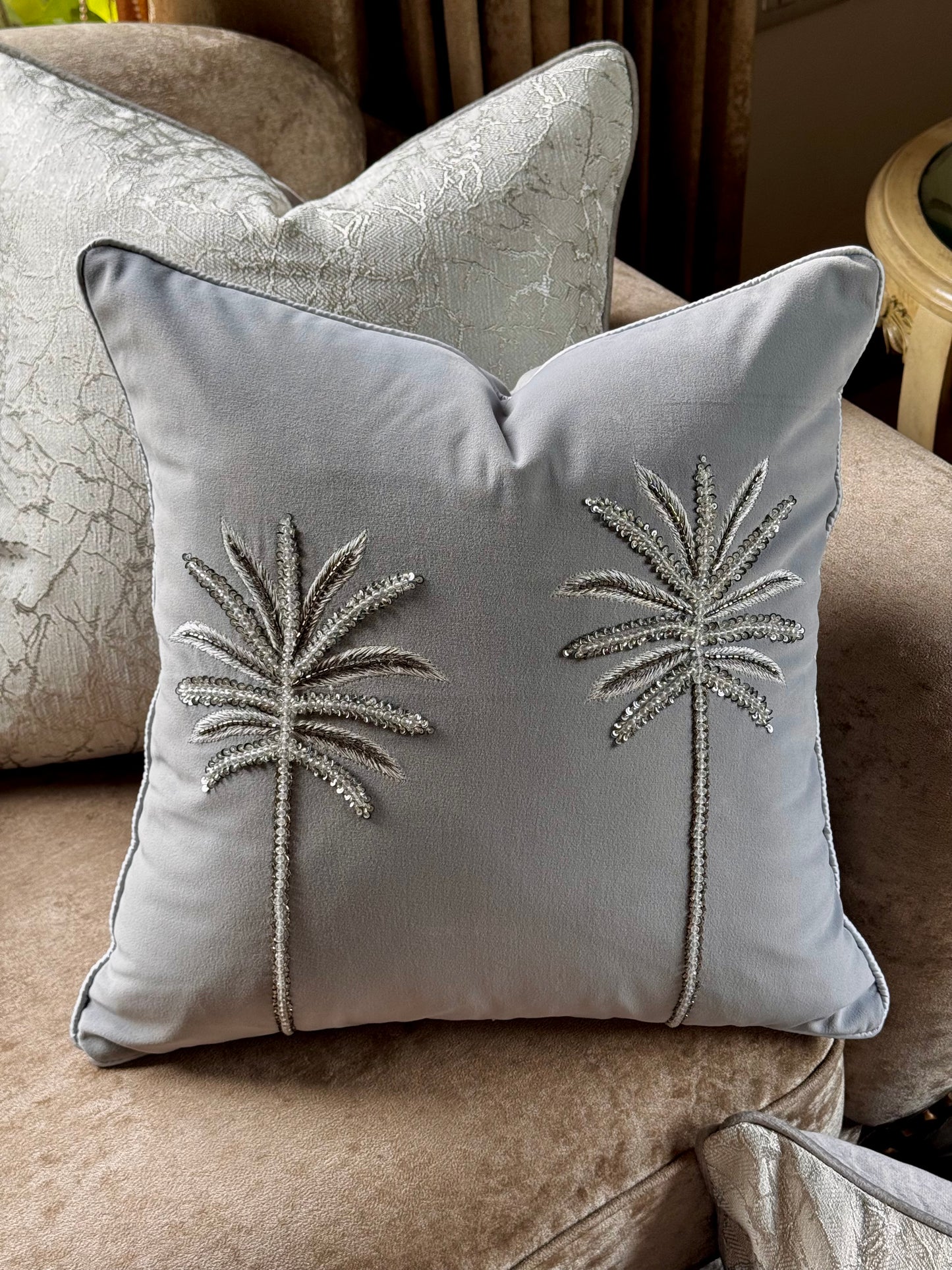 The Luxe Palm Cushion Cover