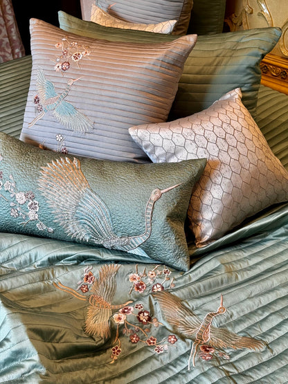 The Green Bird Bedding Set