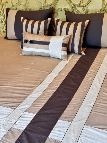 The Beige Monaco Bedsheet Set