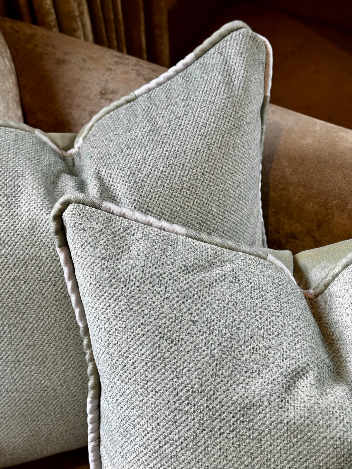 The Sage Textured Cushion Cover